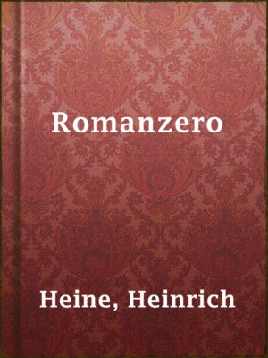 Romanzero - ebook